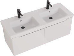 Dreja Мебель для ванной W 125 подвесная белая – фотография-5